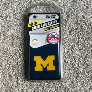 Silicone Credit Card Holder - Navy